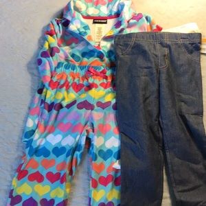 NWT LOT pajamas and pants set size 3T